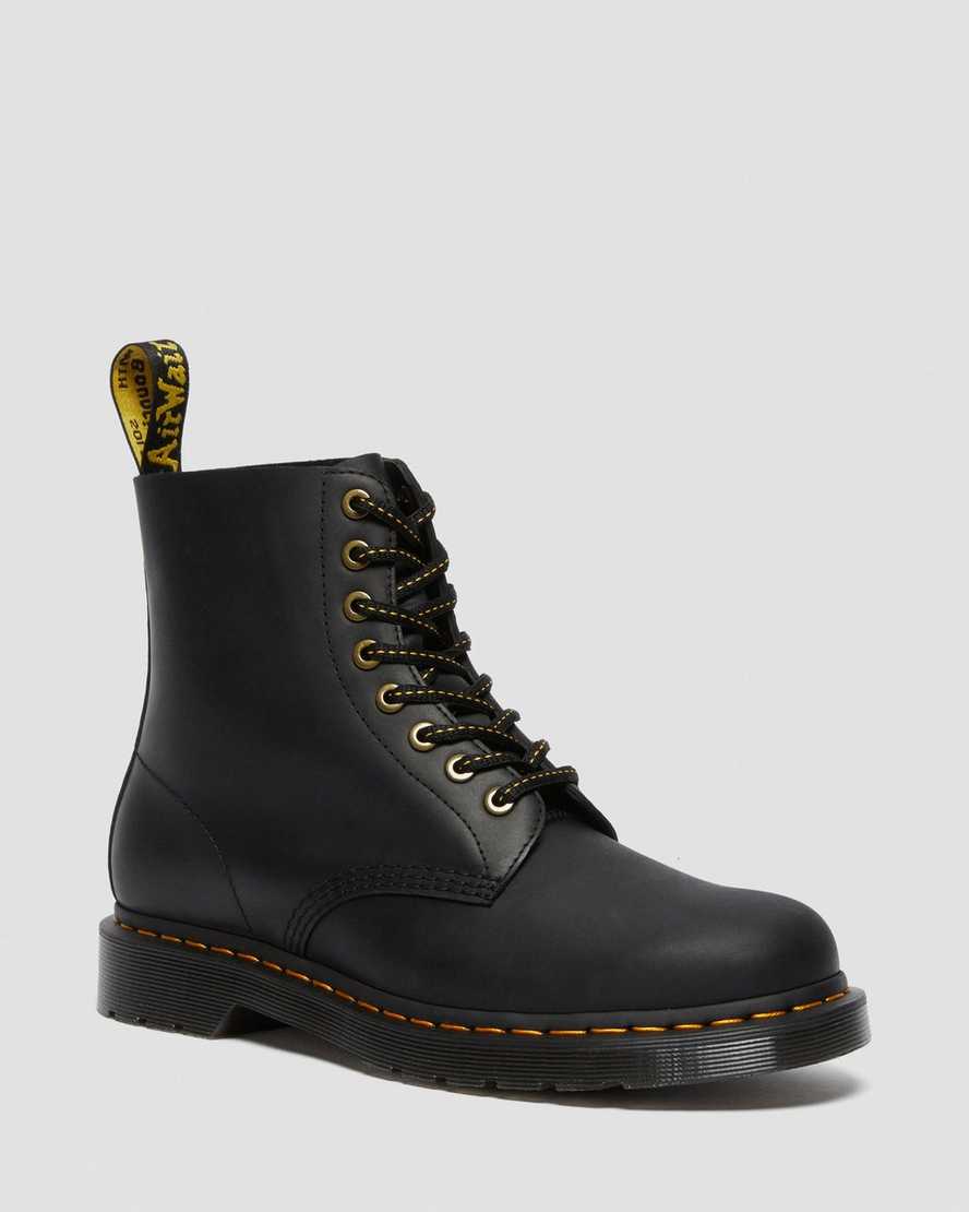 Dr. Martens 1460 Pascal Lær Snørestøvler Herre Svart [3897JHZFP]